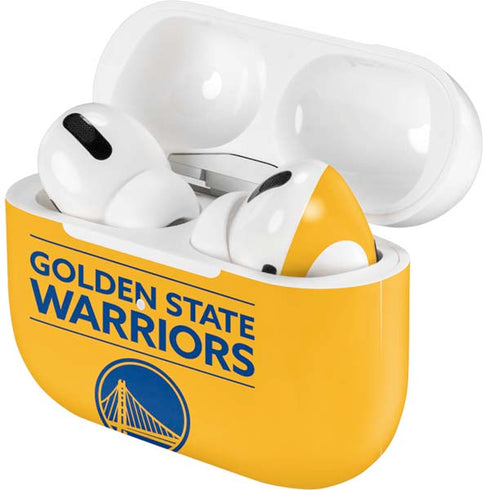 NBA Golden State Warriors Standard - Yellow Apple AirPods Pro Skin